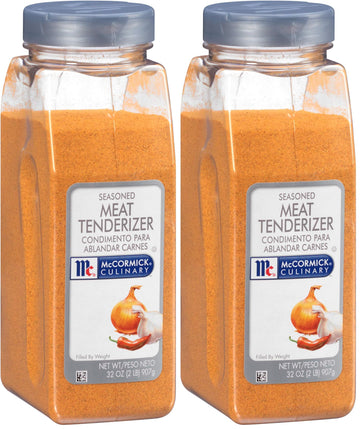 Seasoned Meat Tenderizer by McCormick Culinary – 32 Ounce (Pack of 2), Pack of 2, Model 052100322216