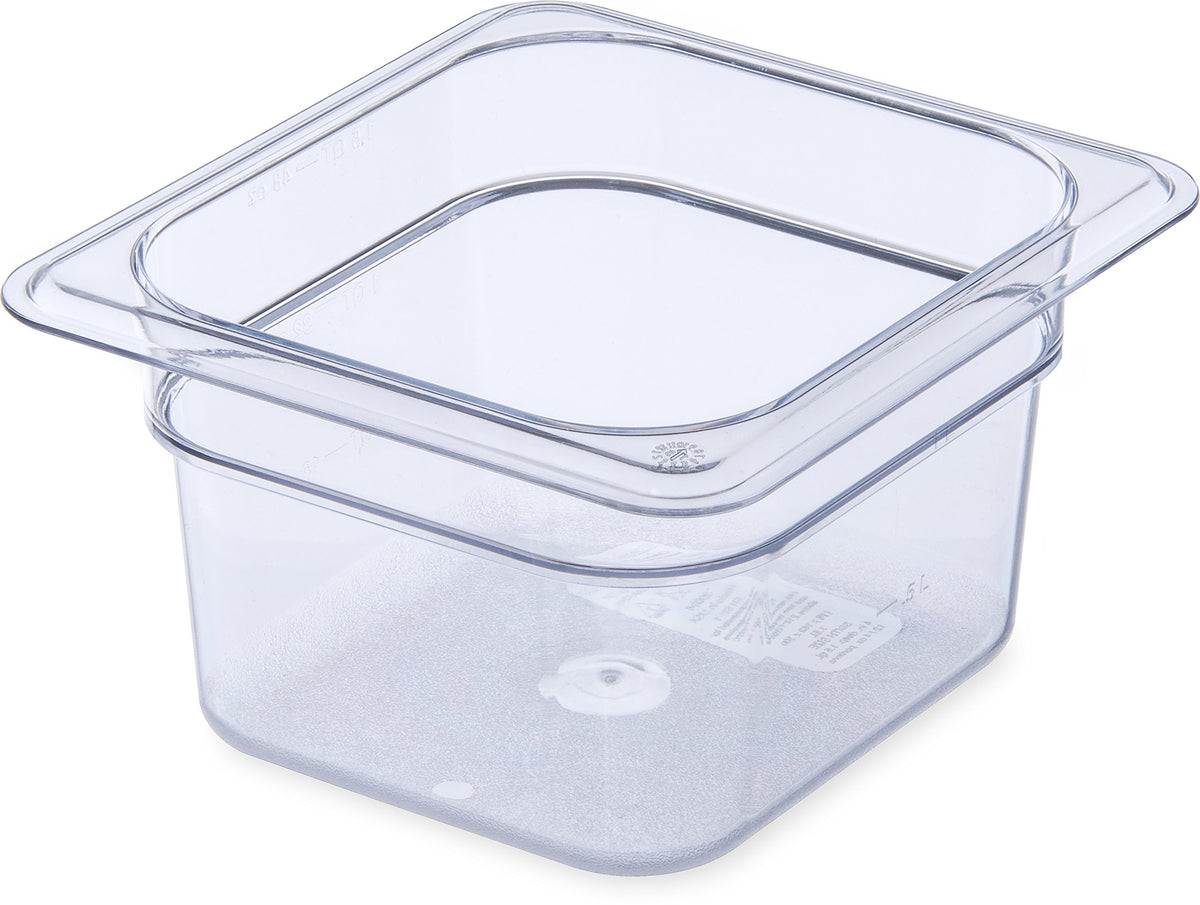 Carlisle FoodService Products Clear / 4 Inches / Modern Storage & Transport
