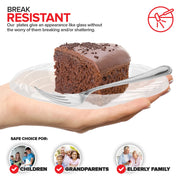 Stock Your Home 240 / 6 Inch / Clear Dessert Plates