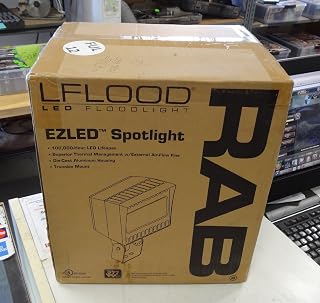 RAB Lighting RAB EZLED78T - 78 Watt - LED Spotlight - 5000K Stark White - 120/208/240/277 Volt - Bronze Finish