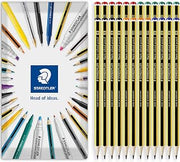STAEDTLER 121 Noris School Pencil - Break Resistant Leads - Class Pack of 24 Pencils in Envelope Gift Packaging (Full Range of Grades)