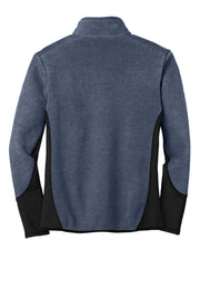 R-Tek Pro Fleece Full-Zip Jacket by Port Authority – Spandex, Navy Heather/ Black, Model F227