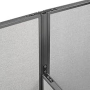 Global Industrial Three Way High Low Connector Kit for Two 60"H Panel