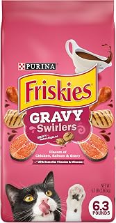 Purina Friskies Dry Cat Food, Gravy Swirlers - 6.3 lb. Bag