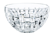 Bossa Nova Round Crystal Dip Bowls by Nachtmann – Set of 4, 3.5 fluid_ounces, Fine Crystal, White, Pack of 4