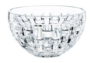 Bossa Nova Round Crystal Dip Bowls by Nachtmann – Set of 4, 3.5 fluid_ounces, Fine Crystal, White, Pack of 4