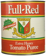 Full Red Tomato Puree #10 - 10 PACK by Stanislaus – Single Serve, Pack of 10