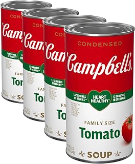 Campbell's Condensed Healthy Request Tomato Soup, 23.2 Ounce Can (Pack of 4)