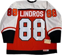Eric Lindros Signed Ccm Philadelphia Flyers Rookie Jersey Steiner Coa Xl - Autographed NHL Jerseys