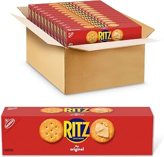 Ritz Original Crackers, Snacks for Kids and Adults, 12 Boxes