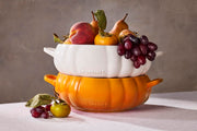 Le Creuset Stoneware Serving Bowl, 4 Quart, Persimmon