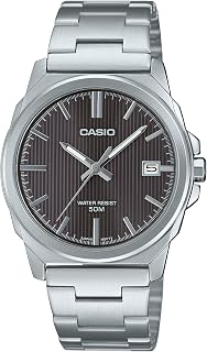 Casio MTP-E720D-8AV Men's Analog Watch Silver Stainless Steel