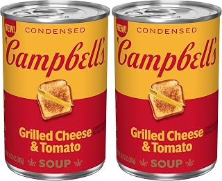 Campbell's Condensed Grilled Cheese & Tomato Soup, 10.75 oz Can (Pack of 2)