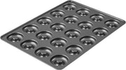 Wilton Perfect Results Non-Stick Donut Pan, 20-Cavity Donut Baking Pan, Steel