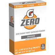 G Zero Powder Packets Orange 20oz 10ct by Gatorade – 0.97 Ounce (Pack of 1)