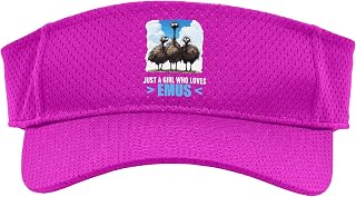 Just a Girl who Loves Emus Emu Sport Sun Visor