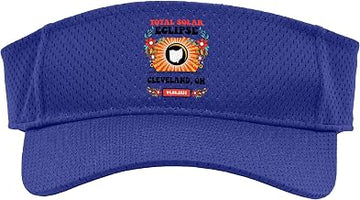 Total Solar Eclipse Cleveland OH Ohio 2024 Totality Hippie Sport Sun Visor