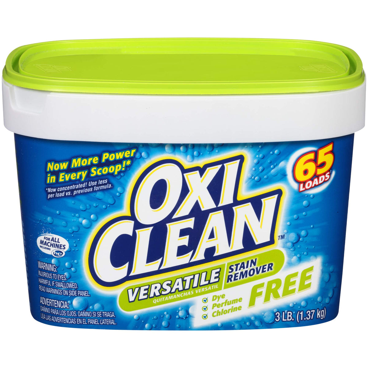 Versatile Stain Remover Free by OxiClean – 48 Ounce (Pack of 4), Pack of 4, Model 51524
