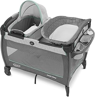 Graco Pack 'n Play Close2Baby Bassinet Playard Features Portable Bassinet Diaper Changer and More, Derby