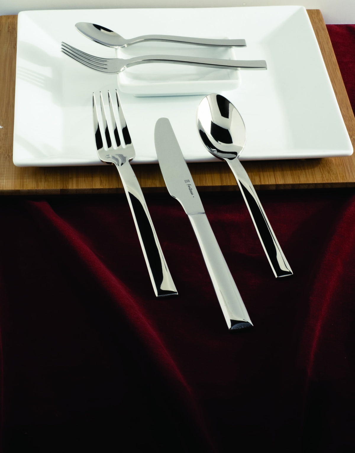 Still 18/10 Stainless Steel Flatware Solid Handle Table Knife by Fortessa – Table Knife, Stainless Steel, Silver, Pack of 12, Model 1.5.118.00.005