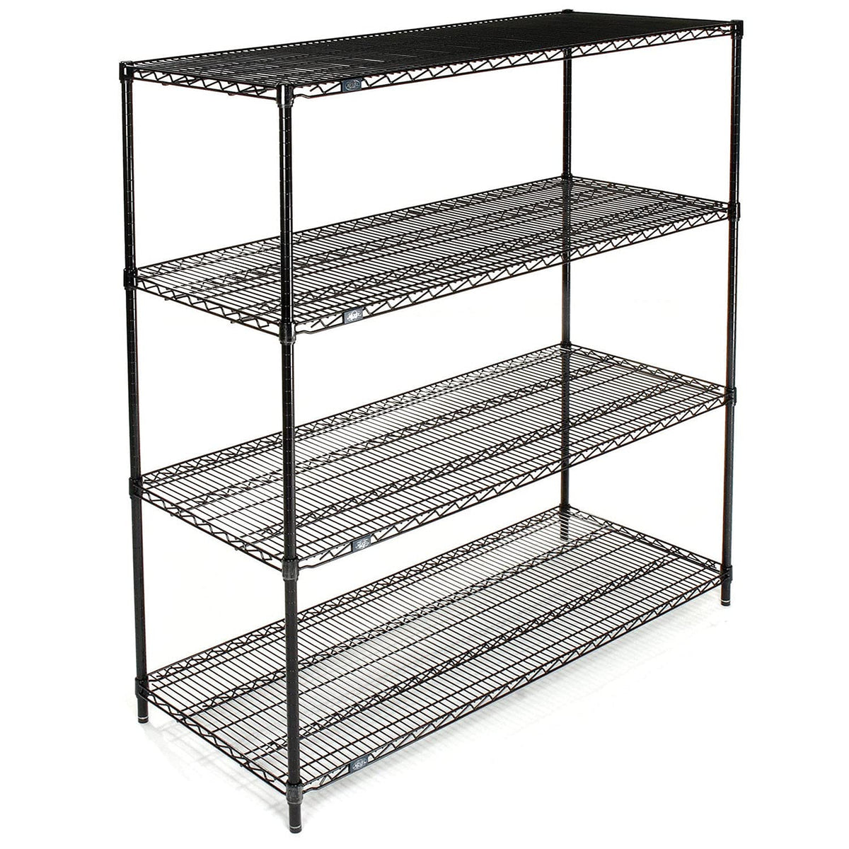 Wire Shelving by Nexel – 4, Alloy Steel, Black, Model B970176