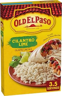Old El Paso Cilantro Lime Seasoned Rice, Side Dish, 6.2 oz (Pack of 5)
