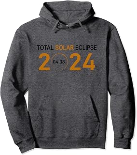Total Solar Eclipse 2024 April 4th Spring USA Totality Pullover Hoodie