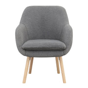 Convenience Concepts Sherpa Gray / Chair / (L) 25.25 in. x (W) 26.75 in. x (H) 33.5 in. Chairs
