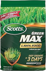 Scotts Green Max Lawn Food, 16.67 lbs. | Lawn Fertilizer for Grass Plus Iron Supplement, Grass Fertilizer, Covers 5,000 sq. ft.
