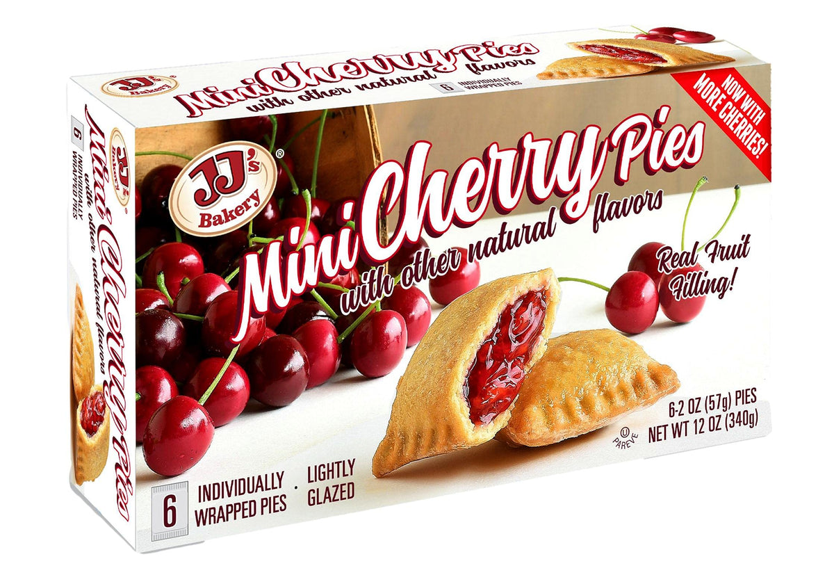 Mini Cherry Pie | 12 Count by JJ's Bakery – Mini, Pack of 12