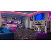 Fluorescent Dynamo 6' x 9' Area Rug by Joy Carpets – 6' x 9' (Rectangular), Nylon, Fluorescent, Model 455Q