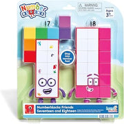 hand2mind Numberblocks Friends Seventeen and Eighteen Figure Pack, Ages 3+