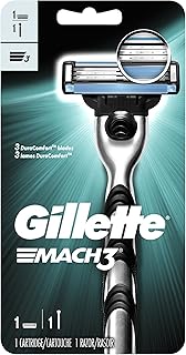 Gillette Mach3 Men's Razor, Handle & 1 Blade Refill