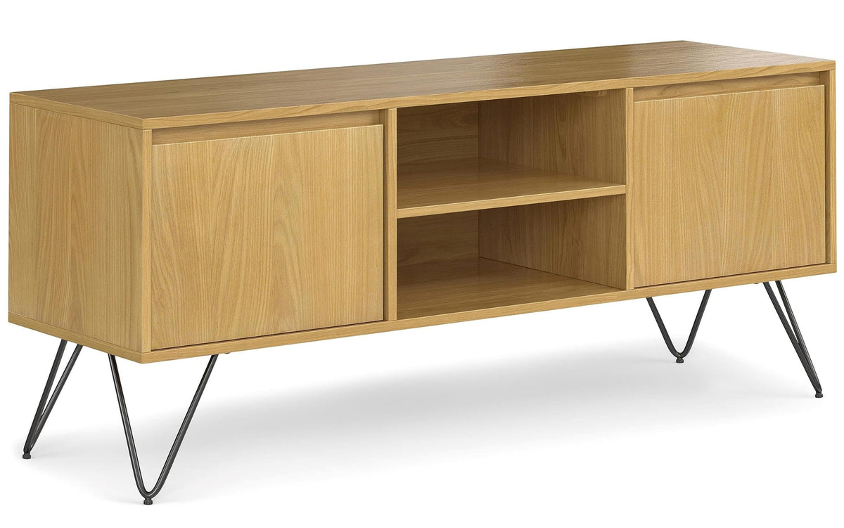 SIMPLIHOME Oak Veneer / 60 inch / TV Stand Television Stands & Entertainment Centers