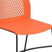 Flash Furniture Orange / Set of 5 / Classic Stacking Chairs