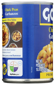 Goya Peas / 15.5 Ounce (Pack of 1) / 1 Garbanzo Beans