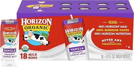 Horizon Organic Vanilla Milk, 8 Fl Oz, 8 Count