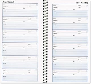 RED51113 - Rediform Voice Mail Wirebound Log Books