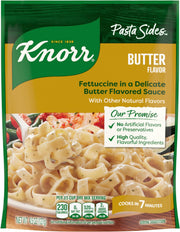 Pasta Sides Butter Fettuccine For Delicious Quick Pasta Side Dishes No Artificial Flavors by Knorr – 4.5 Ounce (Pack of 5), Pack of 5, Model 58697