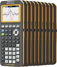 TI-84 Plus CE EZ-Spot Graphing Calculator 10 Pack Texas Instruments