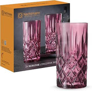 Nachtmann Noblesse Set of 2 Longdrink Glasses, Berry