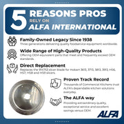 ALFA 13" Diameter, 2 Mounting Hole / Replace Hobart# 00-914753, Stainless Steel / 1 Cheese Slicers