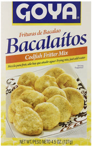 Codfish Fritter Mix by Goya – 4.5-Ounce, Pack of 24