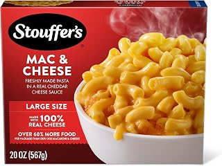 Stouffer's Macaroni and Cheese, Single Serve Large Size Frozen Meal, 20 Oz
