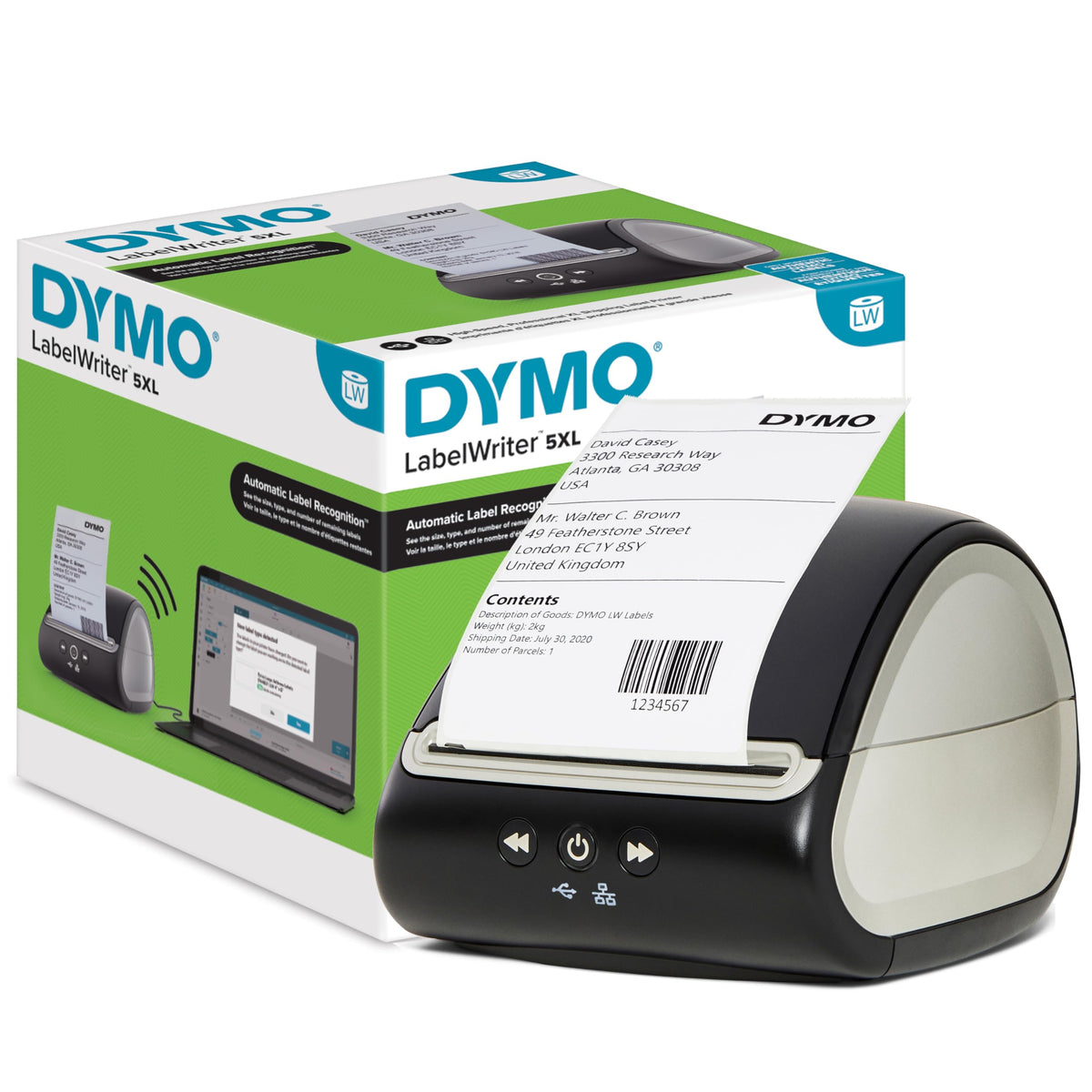 DY LW 5XL Printer EMEA by DYMO – Black, Model 2112725