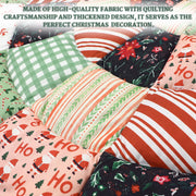 Junkin Quilted Tree Skirt, 48 Inch Diameter, Colorful Patchwork