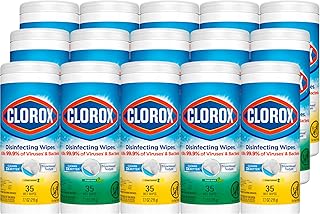 Clorox 30112 Disinfecting Wipe, Fresh/Lemon Fresh Scent (525 Count)