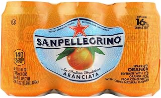 San Pellegrino Sparkling Beverage, Aranciata, 11.15 Oz, 6 Ct