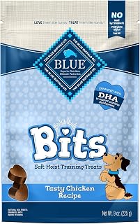 Blue Buffalo Blue Bits Natural Soft-Moist Training Dog Treats Chicken Recipe 9-oz Bag