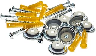 Triton Products 3 Set - Steel/Plastic Pegboard Mounting & Spacer Kit for DuraBoard or 1/8 in. and 1/4 in. Pegboard, 16 Sets (70016)